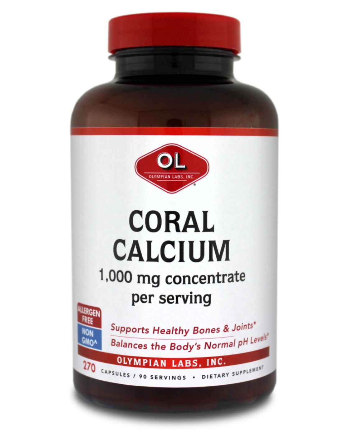 Coral Calcium 1 G (90 Servings) by Olympia Labs