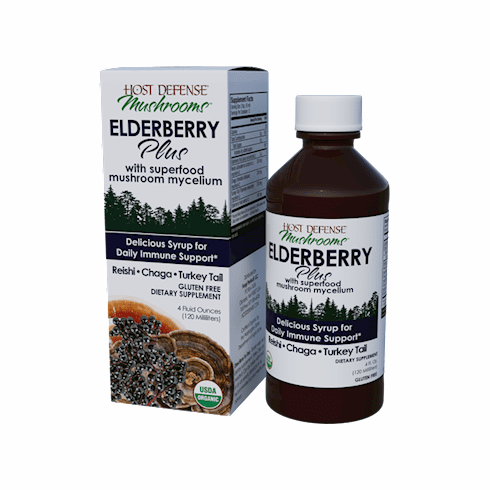Elderberry Plus Syrup 4 fl oz by Host Defense