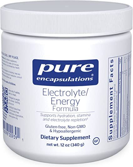 Electrolyte/Energy Formula 340 Gms By Pure Encapsulations