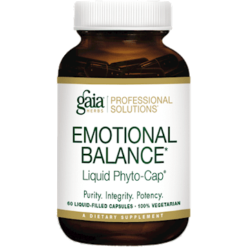 Emotional Balance 60 Liquid Vegcaps By Gaia Herbs