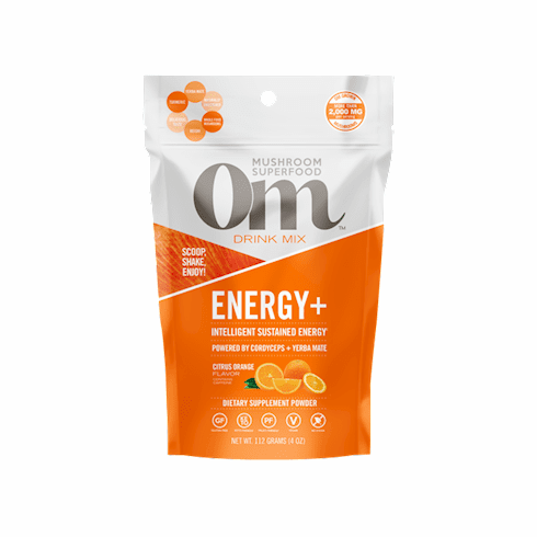 Energy+ Orange Mush Drink Mix 4 oz By Om Mushrooms
