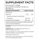 Evening Primrose Oil 180 Softgels By Bodybio