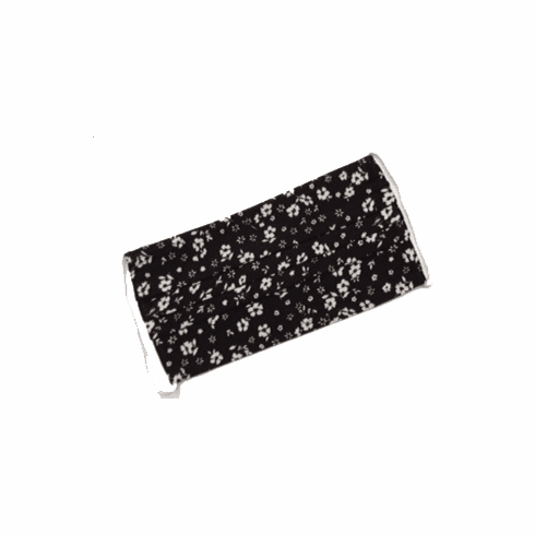 Face Mask - Cloth Washable - Black And White