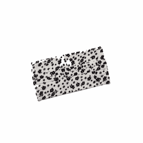 Face Mask - Cloth Washable - White And Black