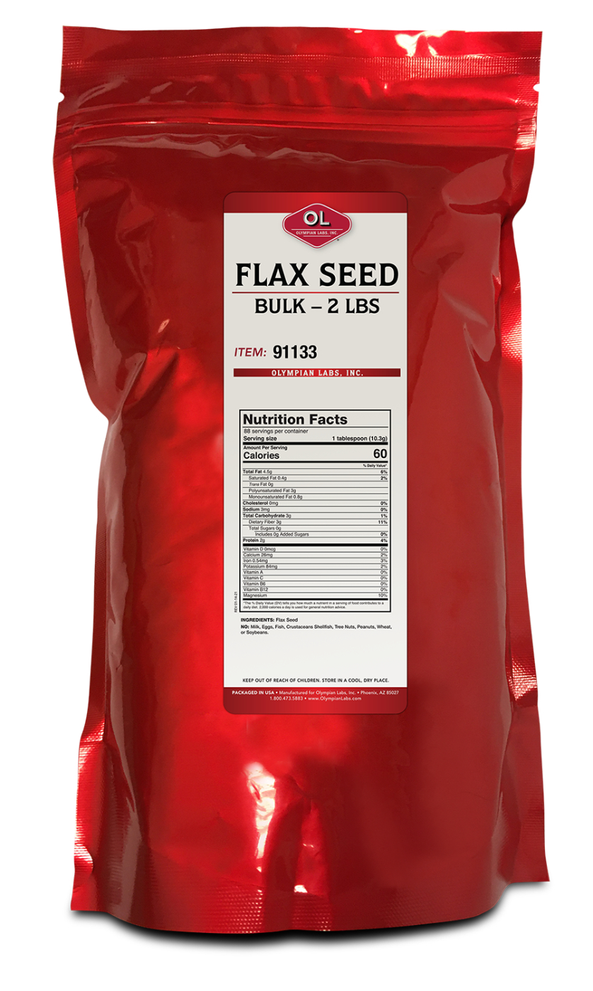 Flaxseeds 2Lb Resealable Package Austin Medical