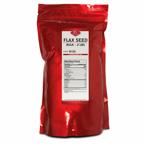 Flaxseeds 2 Lb Resealable Package by Olympia Labs