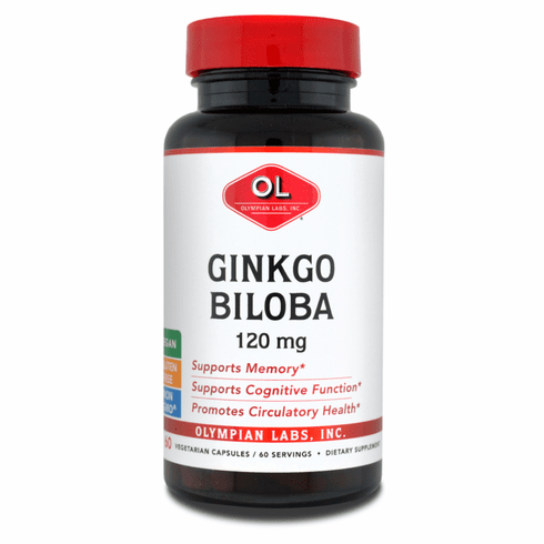 Ginkgo Biloba 120 Mg SG 60 by Olympia Labs