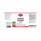 Ginkgo Biloba 60 Mg 60 C by Olympia Labs
