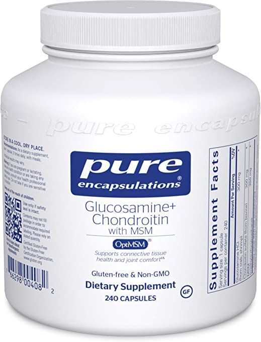 Glucosamine Chondroitin With MSM 240 Vcaps By Pure Encapsulations
