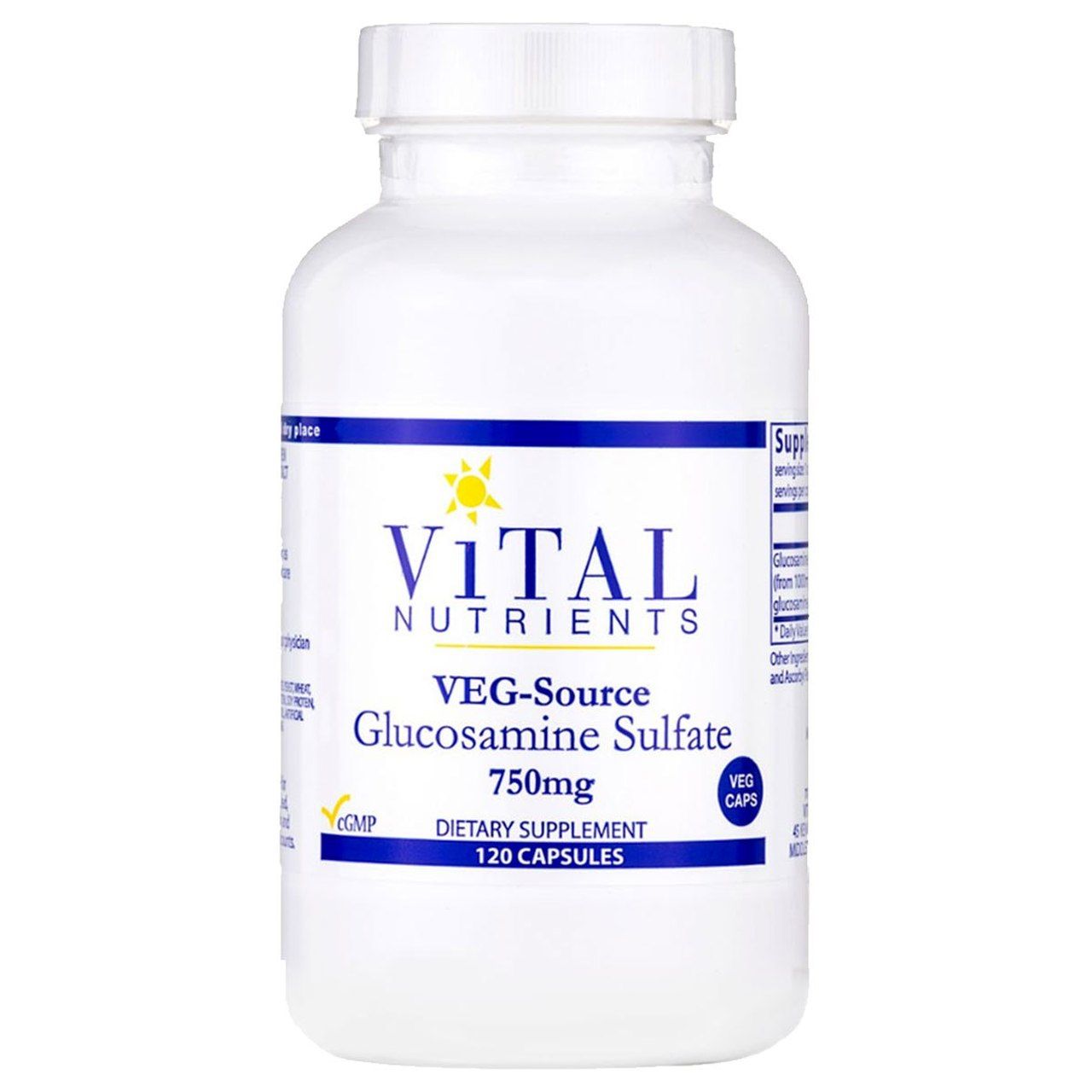 Glucosamine Sulfate 750Mg (120Vc) By Vital Nutrients