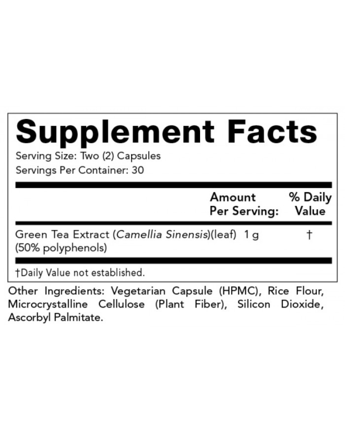 Green Tea Extract 500 MG 60 VC by Olympia Labs | Austin Medical