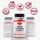 Hair Vitamin Gummies 60 Gummies by Olympia Labs