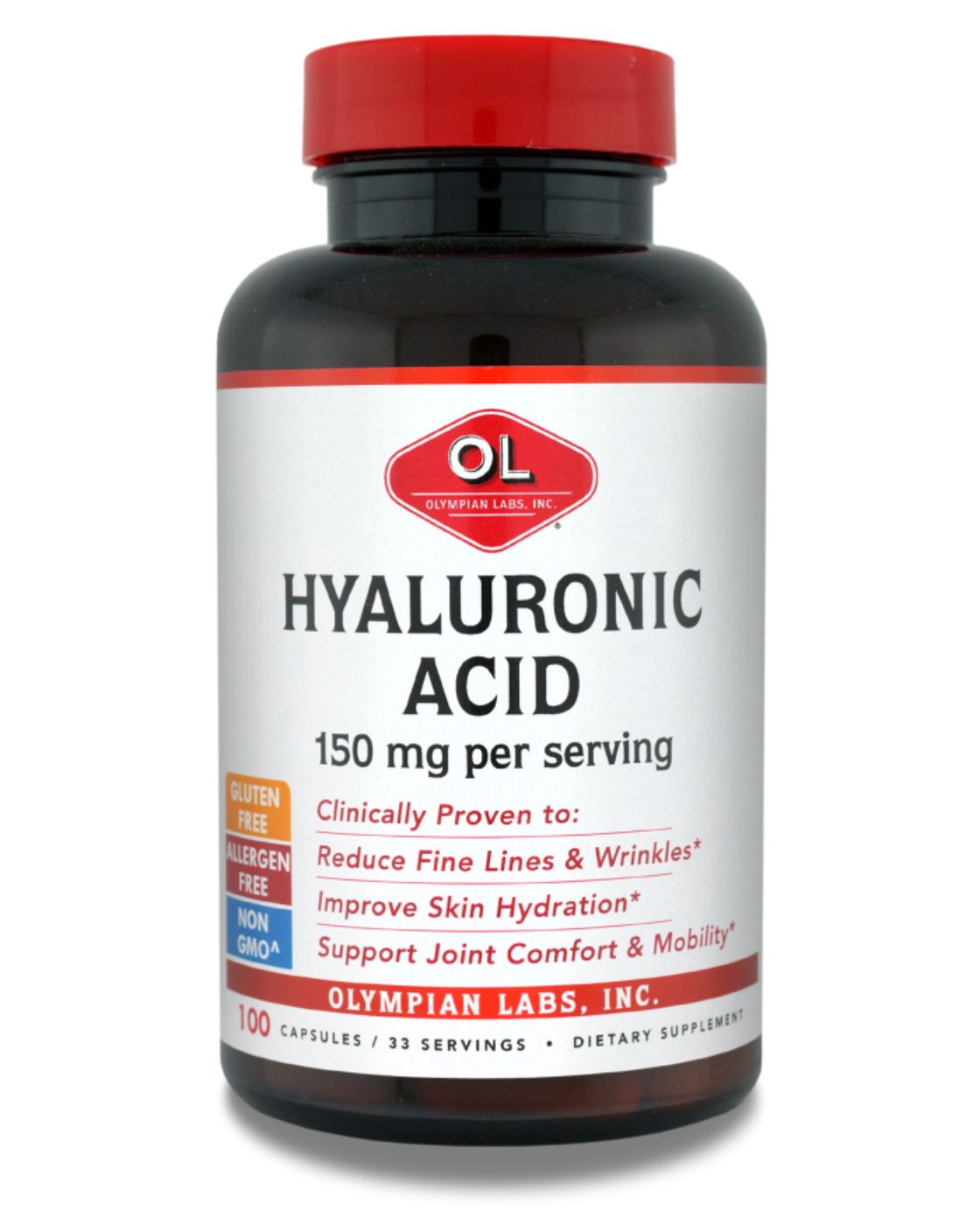 Hyaluronic Acid 150 M 100 C by Olympia Labs