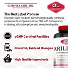 Krill Oil 1000 MG 60 C by Olympia Labs