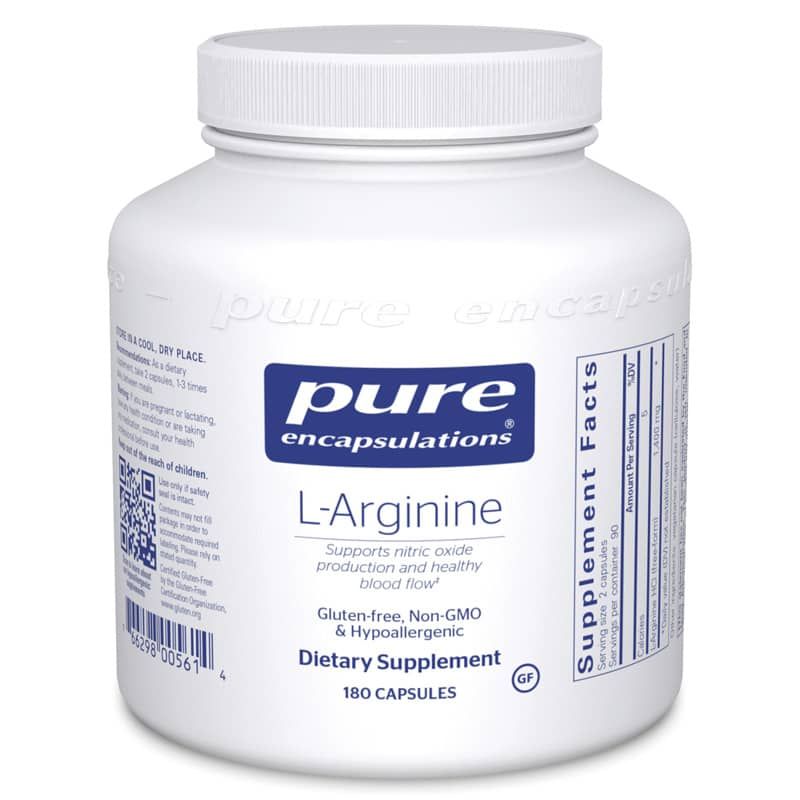 L-Arginine 700 Mg 180 Vcaps By Pure Encapsulations