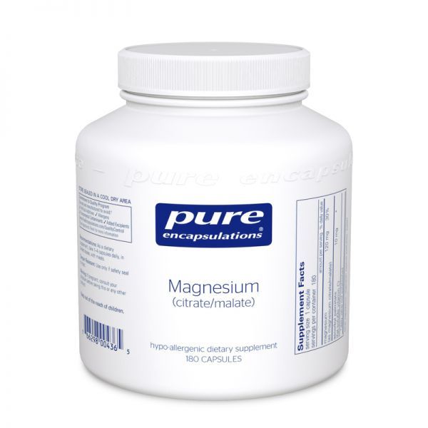 Magnesium (Citrate/Malate) 180 C By Pure Encapsulations