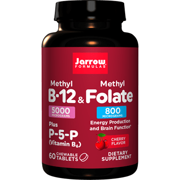 Methyl B-12 Methyl Folate Cherry 60 Tabs By Jarrow Formulas