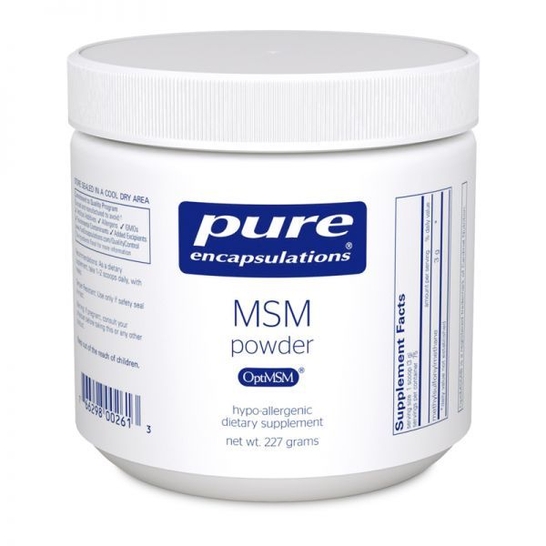 MSM (Methylsulfonylmethane) Powder (227G) By Pure Encapsulations
