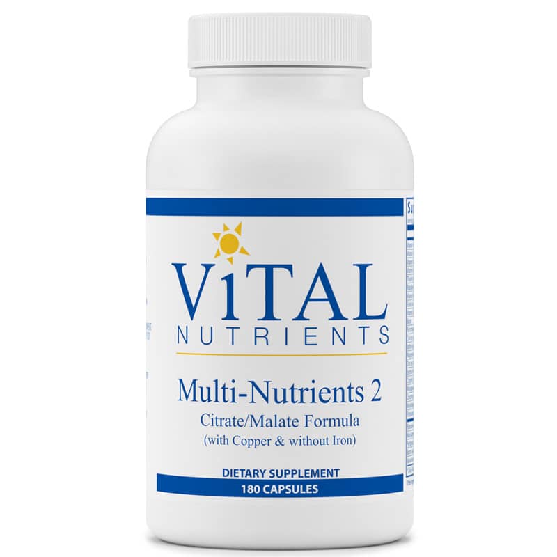 Multi-Nutrients 2 Citrate/Malate Formula With Copper & Without Iron ...