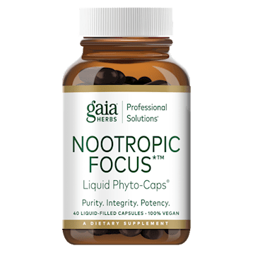Nootropic Focus 40 Lvcaps By Gaia Herbs