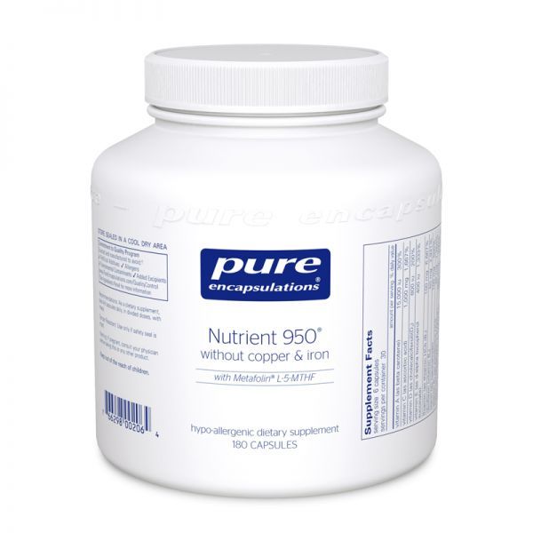 Nutrient 950 Without Copper & Iron (90 Vc) By Pure Encapsulations