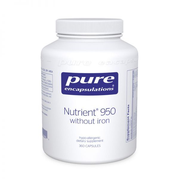 Nutrient 950 Without Iron (180Vc) By Pure Encapsulations