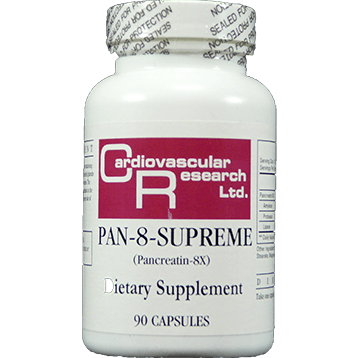 Pan-8-Supreme (Pancreatin-8X) 90 Caps By Ecological Formulas