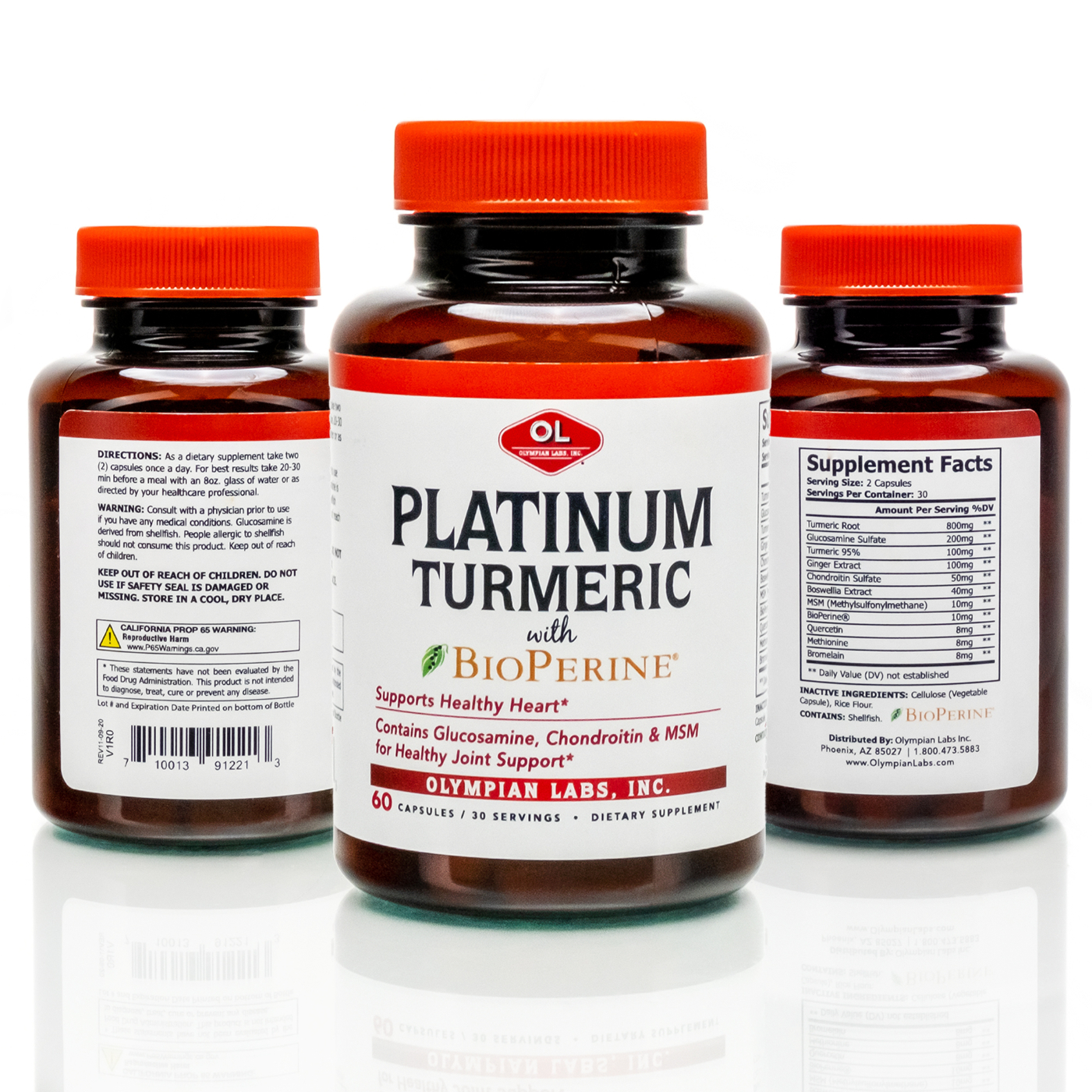 Tumeric With Bioperine Platinum Tumeric With Bioperine 60 C by Olympia Labs | Austin Medical