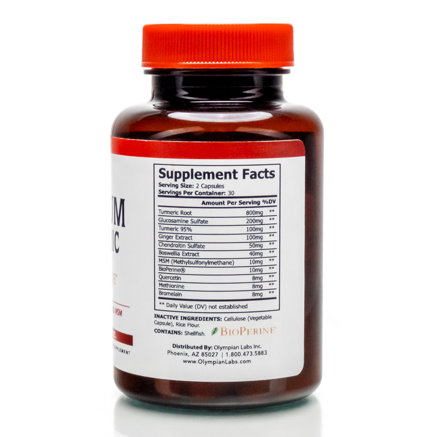 Tumeric Biosorb Platinum Tumeric With Bioperine 60 C by Olympia Labs | Austin Medical