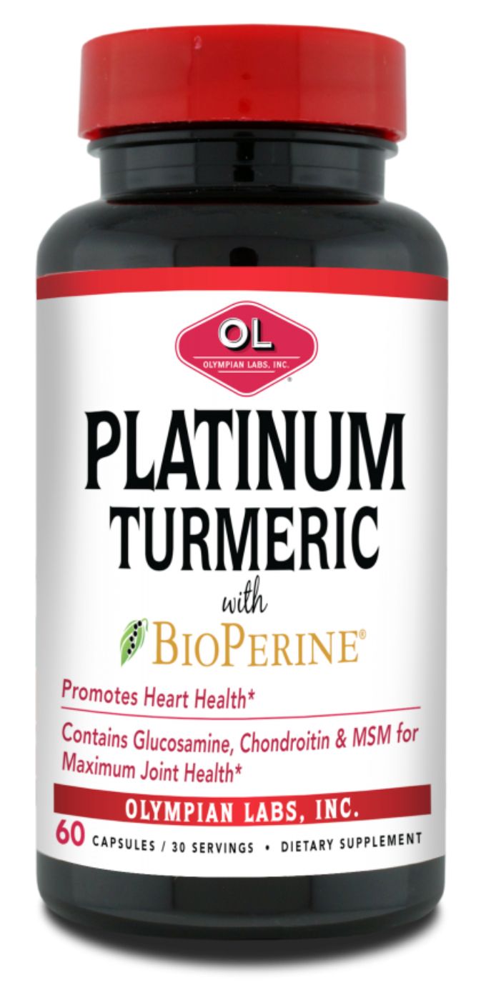 Platinum Tumeric With Bioperine 60 C by Olympia Labs