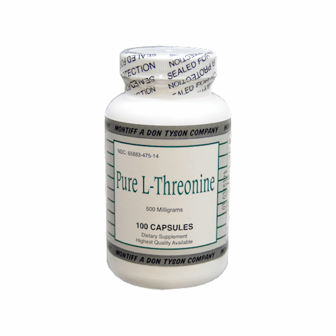 Pure L-Threonine 500 Mg 100 C  By Montiff