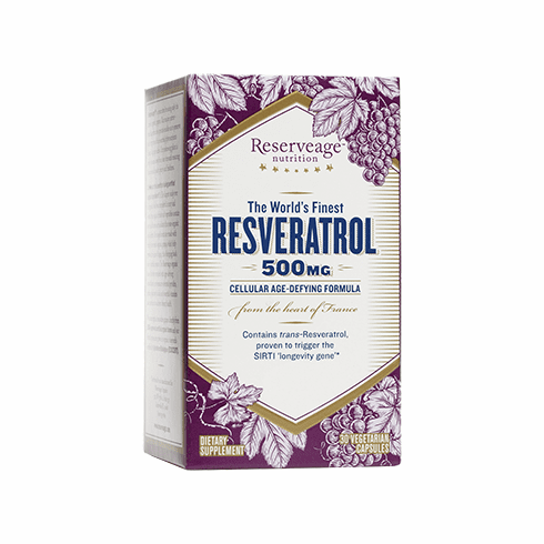 Resveratrol 500Mg 30 Vegcaps By Reserveage