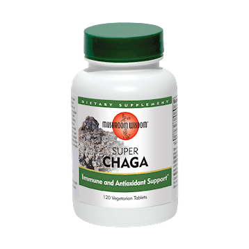 Super Chaga 120 Vtabs By Mushroom Wisdom