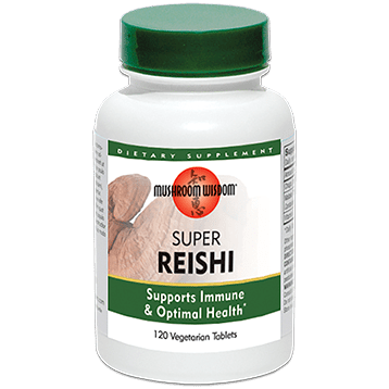 Super Reishi 120 Vegtabs Mushroom Wisdom,
