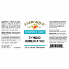 Thyroid Homeopathic 2 Oz.By Energique -PKG. 2