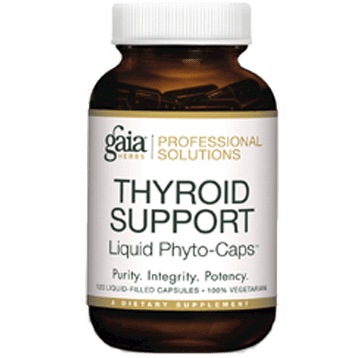 Thyroid Formula 120 Lvcaps By Gaia Herbs