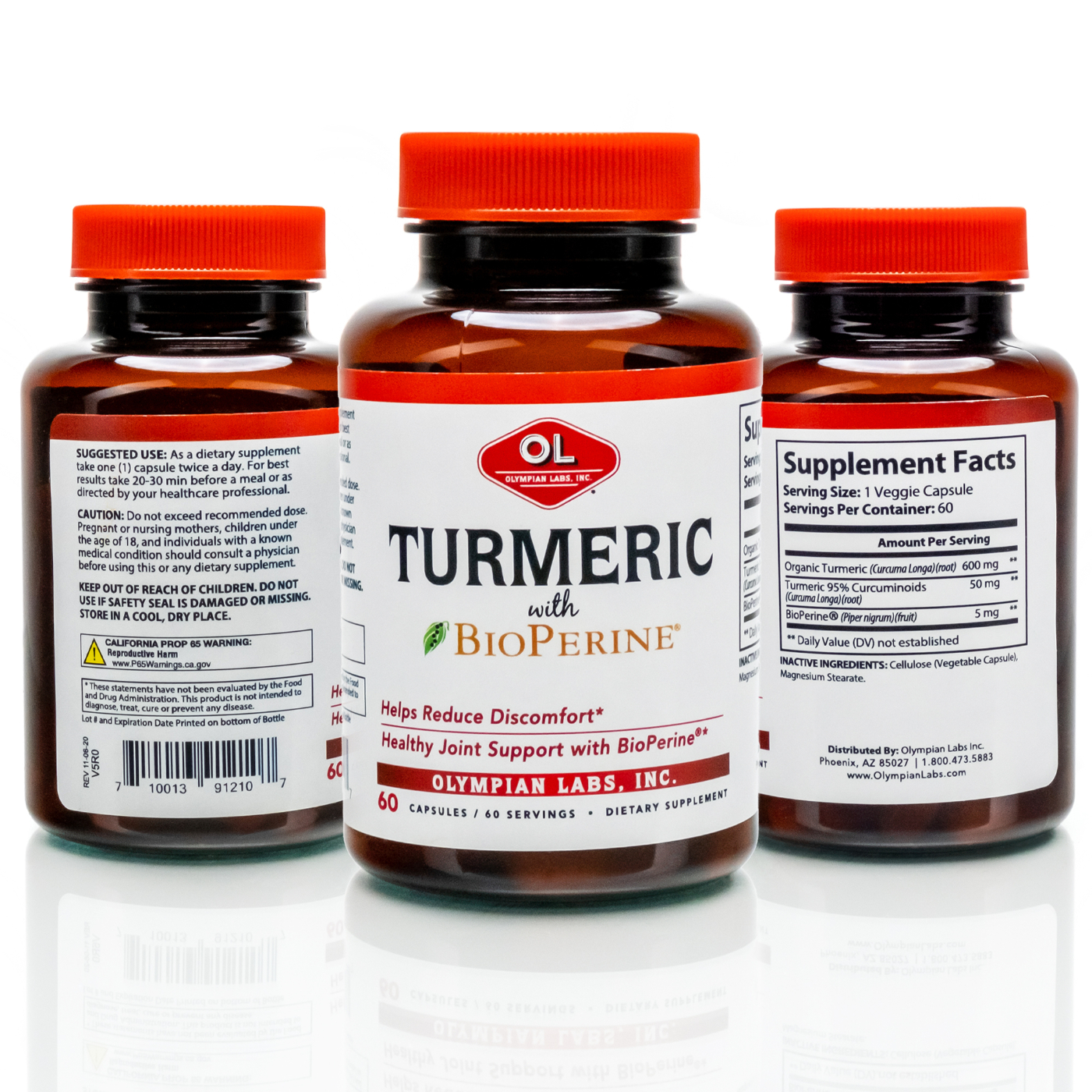 Tumeric With Bioperine Tumeric With Bioperine 60 C by Olypmia Labs | Austin Medical