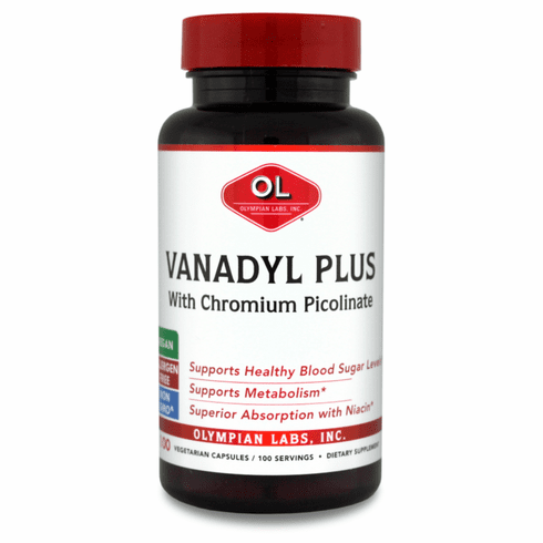 Vanadyl Plus W/Chromium 10 Mg 100 VC  by Olypmia Labs