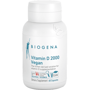 Vitamin D 2000 Vegan Formula 60 Caps By Biogena