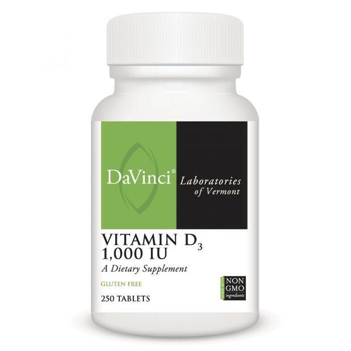 Vitamin D3 1000 Iu 250 T By Davinci Labs
