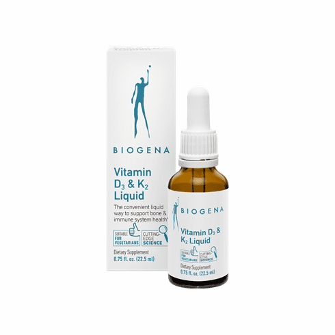 Vitamin D3 & K2 Liquid 0.75 fl. oz by Biogena | Austin Medical