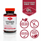 Vitamin K2 + D3 60 C  by Olympia Labs