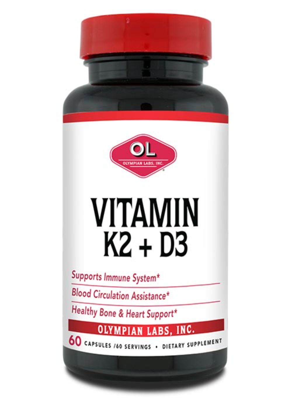 Vitamin K2 + D3 60 C by Olympia Labs