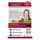 Zinc Capsule 30 Mg 100 C by Olympia Labs