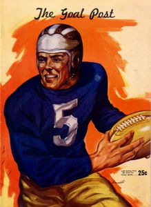 1946 UCLA Bruins vs Nebraska Cornhuskers college football game program PRISTINE (Tom Fears)