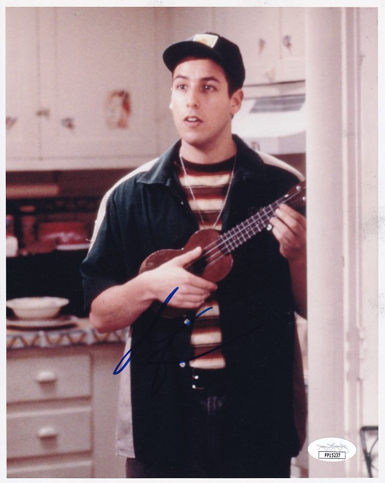 Adam Sandler autographed Mixed Nuts 8x10 movie photo with ukulele JSA