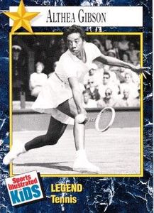 Althea Gibson 1991 Sports Illustrated for Kids Legends tennis card