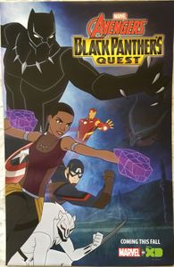 Avengers Black Panther's Quest 2018 San Diego Comic-Con 13x20 Marvel promo poster