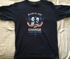 Barack Obama Change Can Happen 2008 T-shirt LIKE NEW