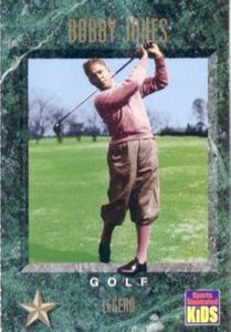 Bobby Jones 1994 Sports Illustrated for Kids Legends golf card
